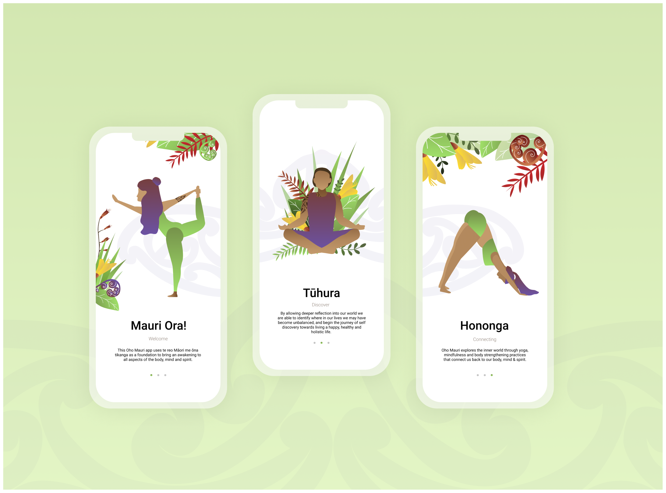 Oho Mauri additional app screens